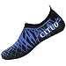CIOR Men and Women Barefoot Skin Aqua Shoes Anti-Slip Multifunctional Water Shoes For Beach Pool Surf Yoga Exercise,CT1605,Blue,40.41