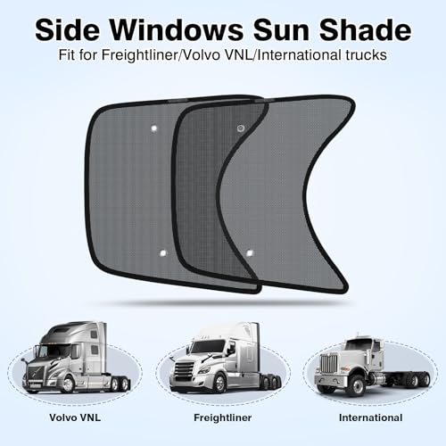 Side Window Shades for Semi Truck