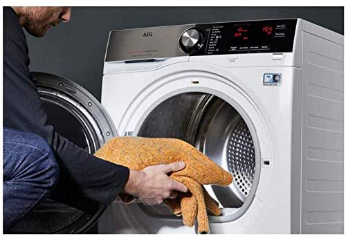 AEG-T8DEE862-Secadora-con-Bomba-de-Calor-de-Libre-Instalacion-8-Kg-Serie-8000-Motor-Inverter-8-Ciclos-de-Secado-Programa-Rapido-Panel-de-control-LCD-Puerta-XL-Plateada-Blanca-A