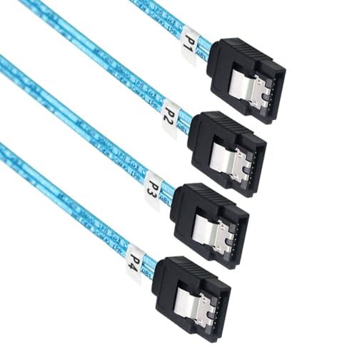 Cables SATA 90 grados 3.3 pies set 4 unidades miniatura 4