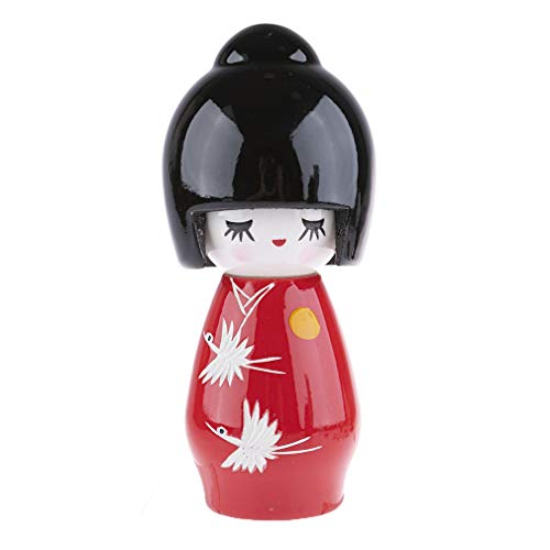 lachineuse Muñeca de Japón Kokeshi - TSUBOMI - Suerte y éxito