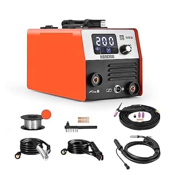 Lödning kit 3 In1MIG halvautomatisk svetsmaskin, gasinverterare MMA Arc MIG TIG svetsare, svetsmaskin (Color : With 0.5KG Wire, Size : 1)