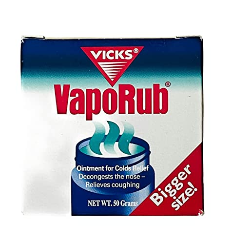 KRUM Vicks Vapo Rub - Ointment for Cold Relief - 50g (Imported)