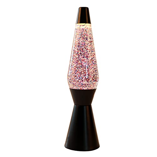 I-TOTAL - Flüssige Lavalampe 40 CM (Glitter Blush Spaceship)