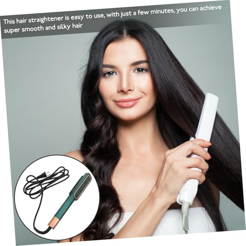 Plancha para el Cabello Portátil Baluue con Temperatura Ajustable, Ideal para Estilo Rápido en Casa o Viaje, Reduce el Frizz y las Puntas Abiertas, Color Verde miniatura 5