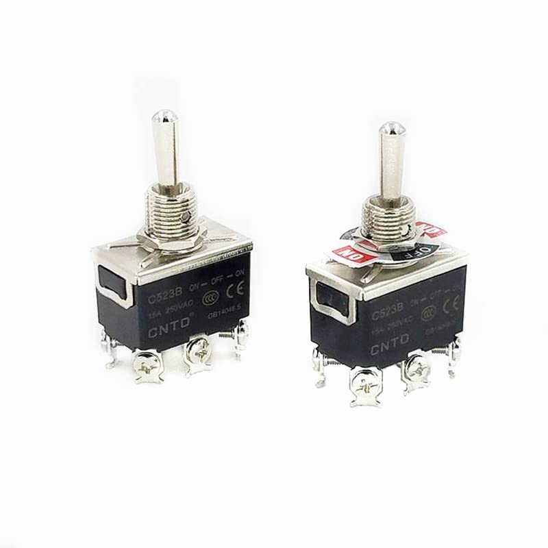 Interrupteur CN C523B ON-OFF-ON pour commande de moteur atelier