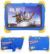 C Idea Kids Tablet 10,1 Pollici Android 13 Per Bambini - 4GB RAM, 64GB ROM, Batteria 6000mAh E Custodia Protettiva Blu