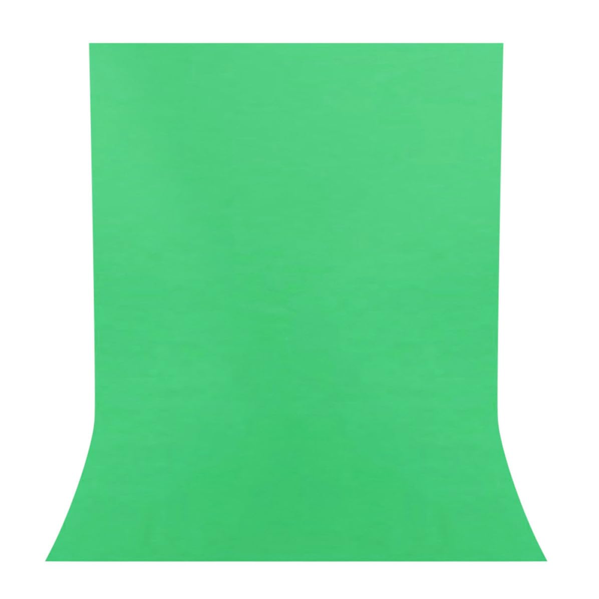 VILLCASE Fondo y Uso en Interiores y Exteriores Tacto Cómodo para Estudio de Fotografía Verde de Tela de Algodón Mixto Adecuado para Sesiones de Video y Retrato