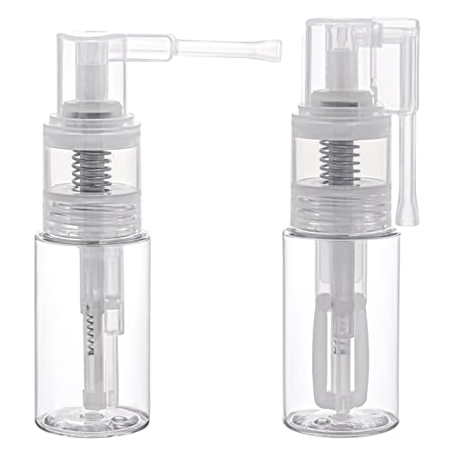 2 Pcs 35ml Glitter Duster Sprayer Portable Detachable Travel Spray Bottle Container Transparent Craft Glitter Spray Bottle for Craft Cardmaking Gift Cards Multi-Purpose Empty Plastic Spray Bottle