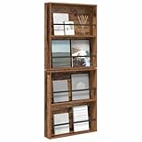 【Dimensions pratiques】 Compact et léger, ce porte-revues s'installe facilement et offre beaucoup d'espace pour rangements, idéal pour plusieurs magazines. Sa taille est bien proportionnée pour s'ajuster à la hauteur des murs, créant un ajout discret. Le bois d'ingénierie lui donne stabilité et soutien pour un montage sécurisé, s'assurant que les magazines sont bien exposés sans surcharger l'espace.