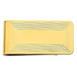Acabado: pulido. Diamond2deal Kelly Waters - Pinza para Dinero (chapada en Oro, 0,2 Gramos)