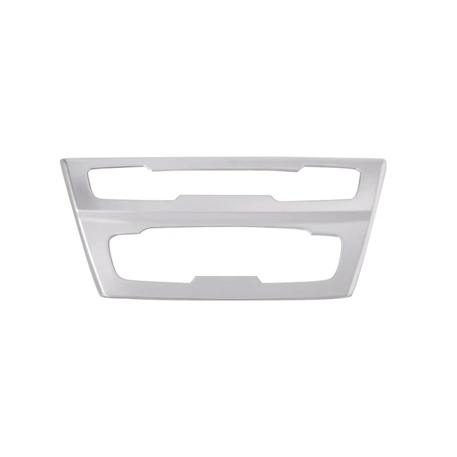 for X1 F48 X2 F47 2016-2022 Car Center Console CD Panel Decoration Cover Frame Trim Sticker Interior Decoration(Silver)