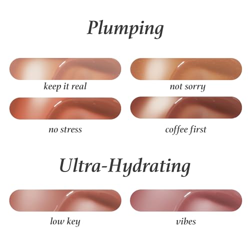 Julep So Plush Plumping Lip Gloss - No Stress - High-Shine Hydrating Lightweight Lip Color - Non-Sticky Formula - Vitamin E Soothes and Repairs Lips - Image 7