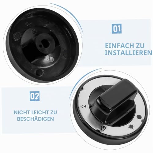 TOYANDONA Hochtemperaturbeständiger Ersatz-Grillknopf Für Gasgrill Brennerventilknopf Mit Einfacher Installation Universelle Herdknopf Kompatibilität Für Gewerbliche Küchen