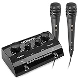 Vonyx AV430B Controlador micrófonos Karaoke Negro