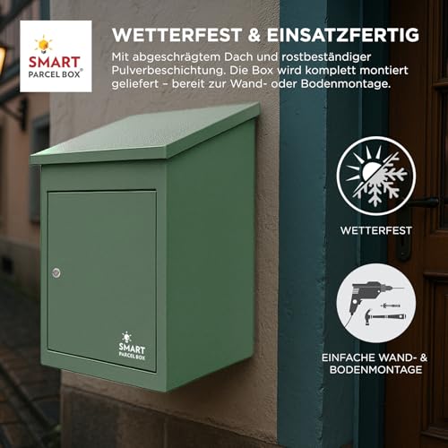 Paketbriefkasten Smart Parcel Box, grün - 4