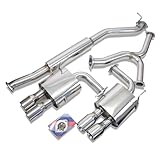 REV9 CB-080_1 FlowMaxx Stainless Steel Cat-back Exhaust Quad-tip system for Subaru WRX (VA1) STI (VA2) 2015-2021 All Trims