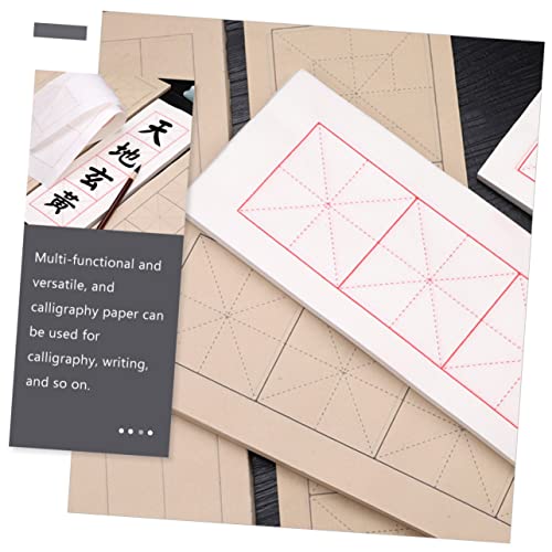 Gogogmee 100 Folhas Copiar Adesivos Papel De Caligrafia Papel De Arroz Para Caligrafia Escrita Papel