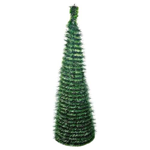 Albero di Natale finto, 1,5 m, pieghevole, decorazione per feste...