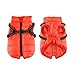 Eastlion Winter Hundemantel Warm Wasserdicht Hundejacke Welpen Hunde Kleidung Bekleidung Weste mit D-Ring,Schwarz,Größe L