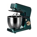 Batidora de Masa eléctrica de 10 l con Bol, Ideal para la mayoría de Cocineros caseros, Color Rojo y Verde.