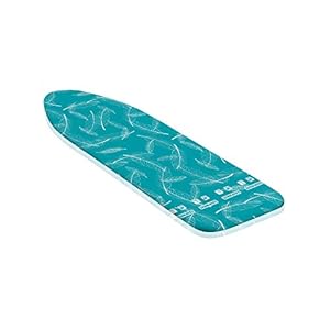 Leifheit Bügeltischbezug Thermo Reflect Universal, für Bügelflächen bis max. 140 x 45 cm, für Dampfbügeleisen, mit Hitze- und Dampfreflektion für 33% schnelleres Bügeln, mit elastischem Gummizug