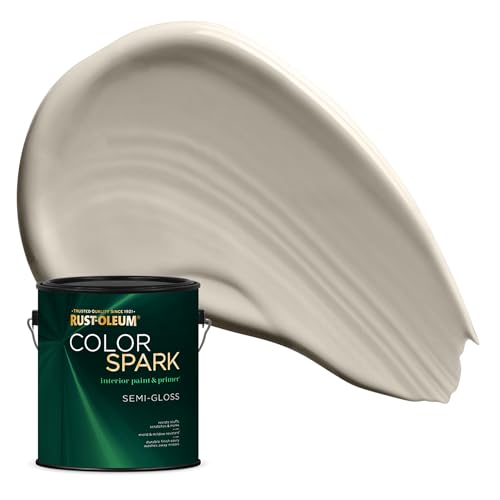 Image of Rust-Oleum Color Spark Interior Paint and Primer in One, Semi-Gloss, Tribeca, 1 Gallon