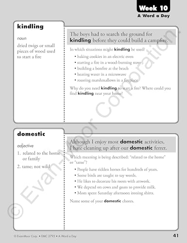 A Word a Day, Grade 5 Teacher Edition - Image 3