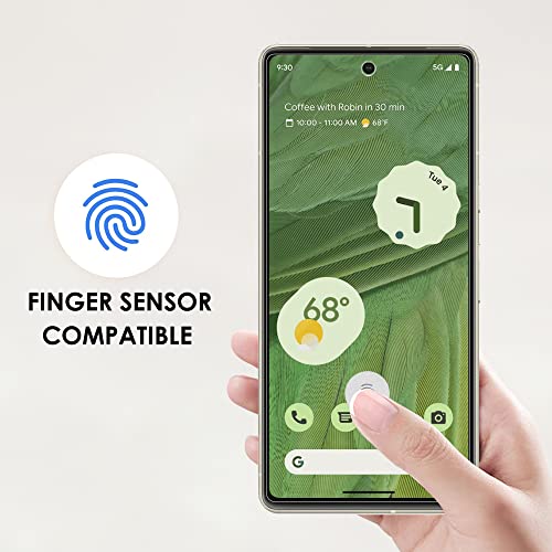 Akcoo [3 Pack] Pixel 7 Screen Protector Tempered Glass, [Easy Application] [Fingerprint Sensor Compatible][Case Friendly] Screenguard For Google 7 5G 6.3 Inch #TOP3