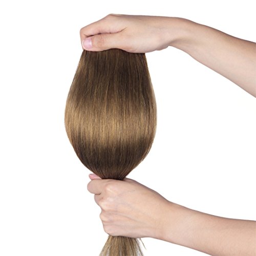 100% Natural True Thick Weft Full Set Clip in 100% Remy Human Hair Extensions Top Grade 7A For Woman Beauty 8Piece 24Clips