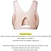 YIANNA Womens Post-Surgery Front Closure Brassiere Sports Bra, YA83288-Beige-XL