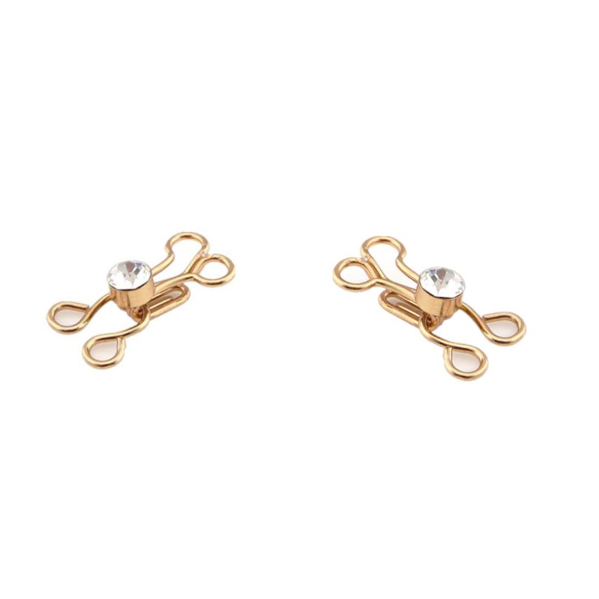 Ganchos De Cuello De Coser Ganchos Adhesivos Para Colgar Costura De Gancho y Ojo Pequeño Kit De Costura Ganchos Para Ropa Hebilla Del Conector Del Sujetador