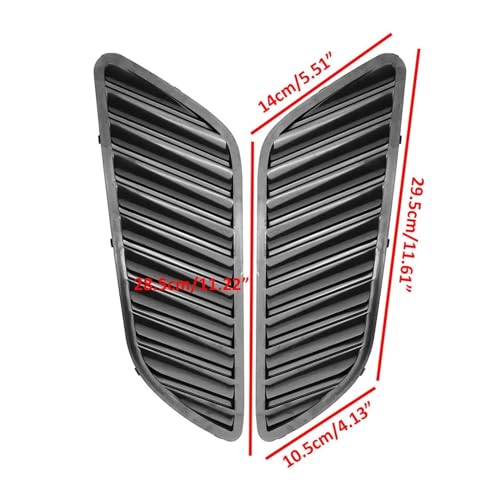 Grille ventilation capot avant look carbone pour E90 E91 E92 F30 E46 DTM - 2