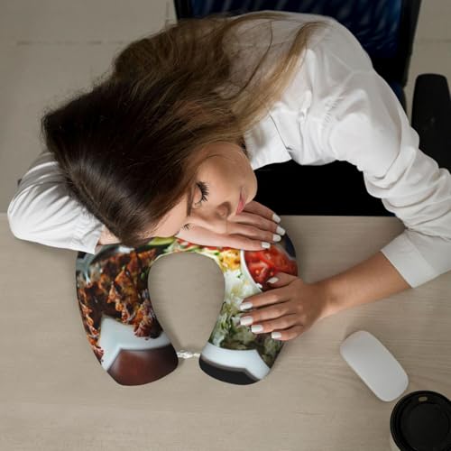 Almohada espuma viscoelástica negra tamaño único miniatura 7