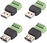 Composants essentiels pour les amateurs de réparation électronique. Convient pour réparer les chargeurs d'ordinateurs portables, les câbles de recharge de téléphones portables, les câbles de disques durs externes, les câbles d'imprimantes et pour créer des câbles USB 2.0 de longueur personnalisée, adaptés à une utilisation à domicile ou en atelier.