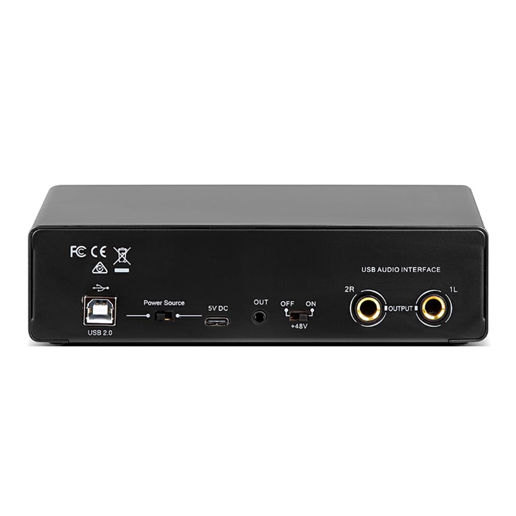 Carte Son Externe USB-C pour Une expérience Audio immersive Carte Son Externe USB 2.0 avec Connexion USB-C en métal, Noir
