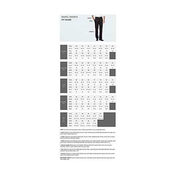 Haggar Men's Premium No Iron Classic Fit Expandable Waist Plain Front Pant, Black, 38x30 - Image 6