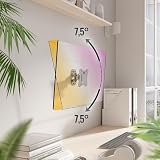 RICOO Uchwyt ścienny do monitora PC wychylny do 13-27 cali, uchwyt ścienny S7111, uchwyt do monitora, uchwyt na ekran, uchwyt ścienny do monitora 24 cale, VESA 75 x 75, 100 x 100 mm