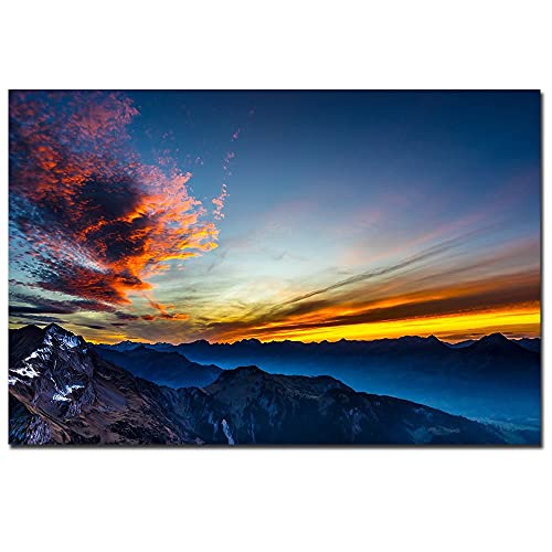 Peinture diamant 5d complet idée cadeau créative lever du soleil 80x180