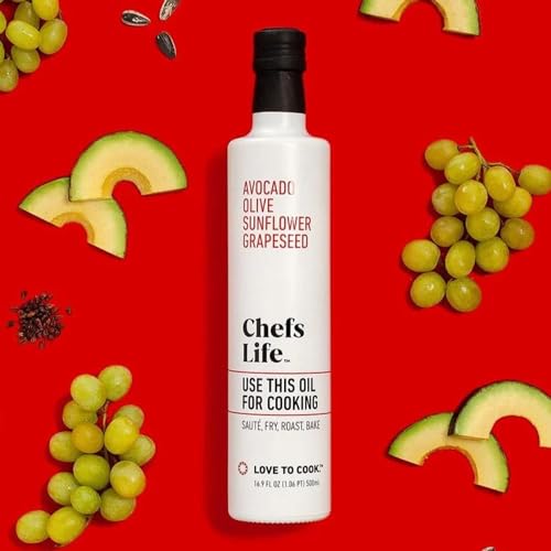 Chefs Life Cooking & Finishing Oil, Variety Pack (2 Bottles, 16.9 Oz)