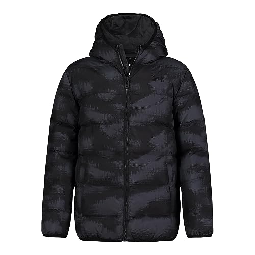 Image of Under Armour Boys' Pronto Hooded Puffer Jacket, Lightweight & Water Repellent