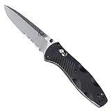 Benchmade Mini Barrage Navaja, Adultos Unisex, Plata, cm