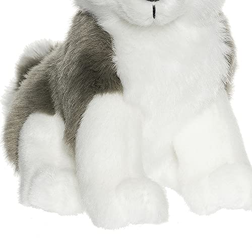 Teddykompaniet Husky Kuscheltier - Plüschtier Hund weiß/grau, 20 cm, sitzend – Husky Stofftier - Kuscheltier Hund Klein… – Bild 5