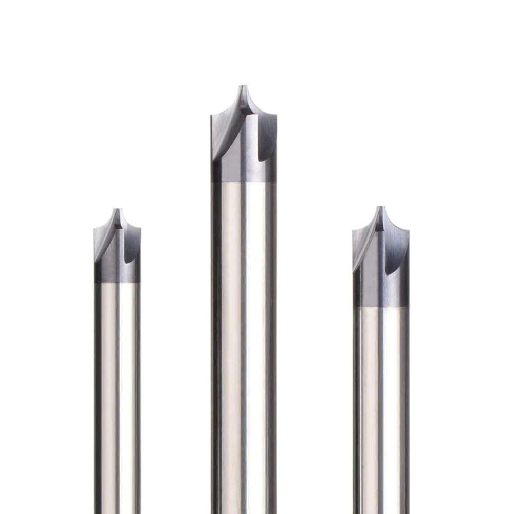 1 szt. Frez zaokrąglający z węglików spiekanych R0.5-R6 frezy do gratowania frezy stałych CNC Router Bit powłoka tytanowa fazowanie narzędzia frezarskie wewnętrzny R (ICP4F-R2.5-H8)