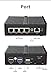 HKUXZR Micro Firewall Appliance, 4 Inter i226-V 2.5Gbe LAN Ports, Fanless Mini PC Celeron J4125 Quad Core, DP/HDMI USB3.0 Support AES-NI Barebone Router PC VPN (NO RAM NO SSD)