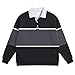 Ymosrh Men Polo Office | Long Sleeve Active Performance Tennis Work Collar Shirt Mens Fashion Polos Old Money Tops for Clothes Polos para Hombre Tallas Grandes (4XL | Dark Gray