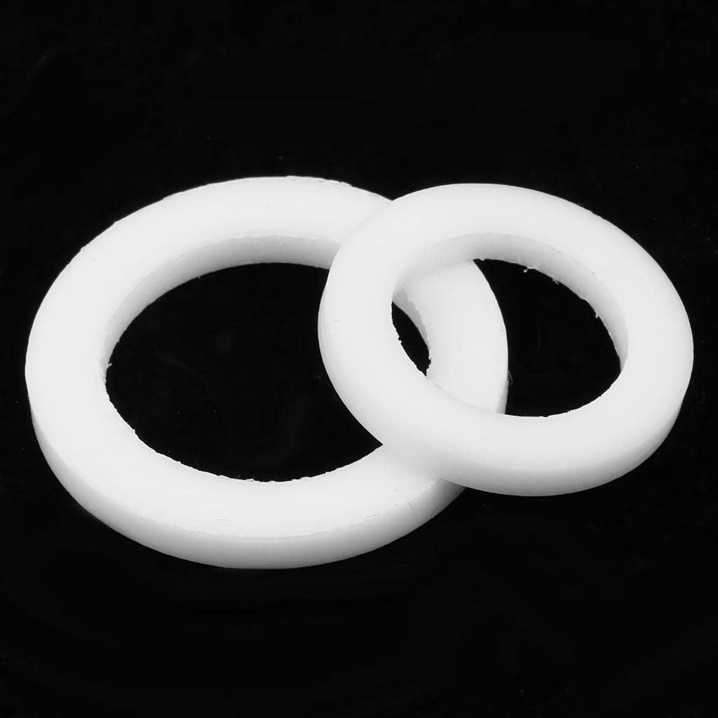 PTFE Washer Flange Gasket O-ring Seal 50pcs Half Inch-image-28