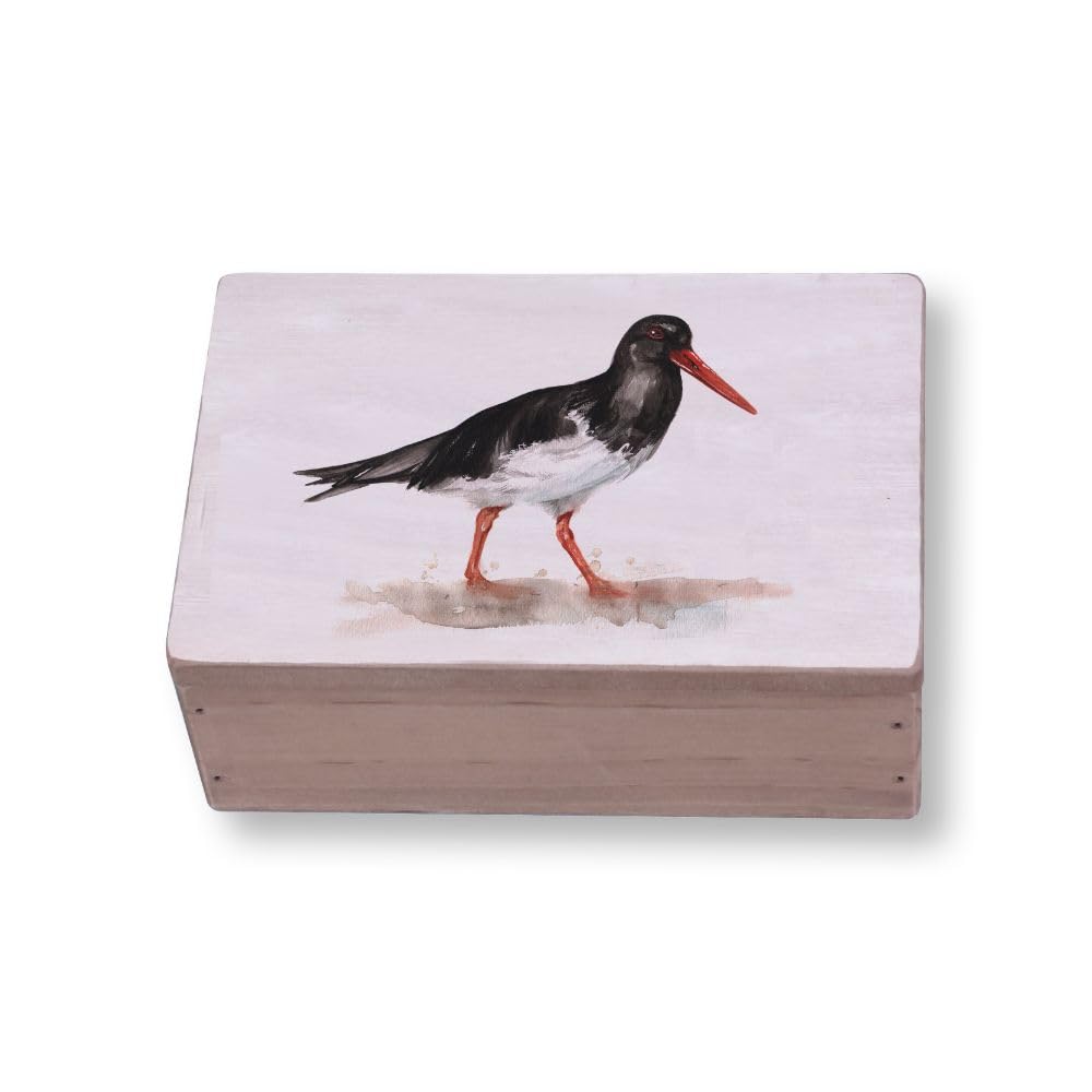 Nauticalia Meg Hawkins Oyster Catcher Box, 15x10cm