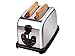 Produktbild Profi Edelstahl-Toaster, 850-1000 Watt, 4 Funktionen, Krümelschublade; HTO-103D GGG