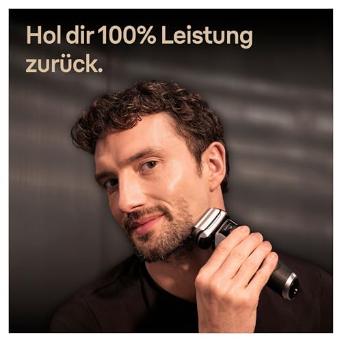 Braun Series 9 Pro Elektrorasierer Scherkopf, ORIGINAL Ersatzscherteil vom Hersteller passend für Braun Herren Rasierer Series 9 Pro, 94M, chrom, 1er Pack